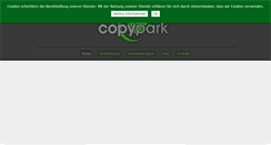 Desktop Screenshot of copypark.de